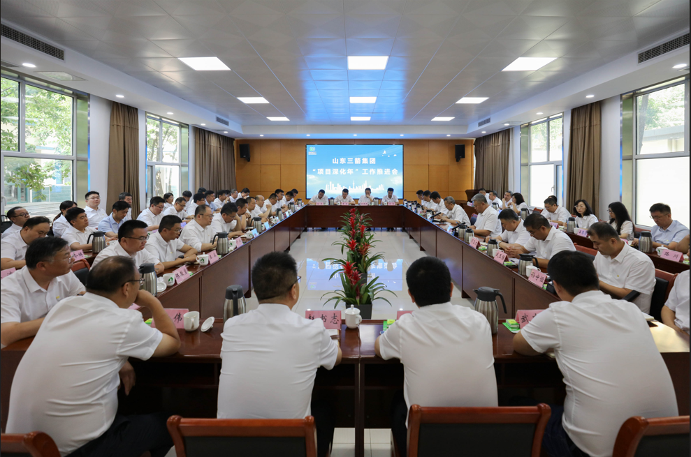 山东pp电子模拟器集团召开“项目深化年”工作推进会